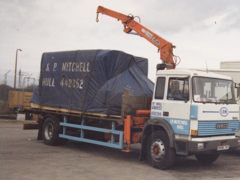 Mitchells Haulage - first HIAB lorry bought in 1988